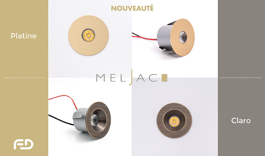 FD Éclairage enrichit ses gammes avec des modèles en laiton aux finitions Meljac