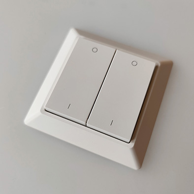 Bouton Poussoir 2,4Ghz  radio 2 zones 